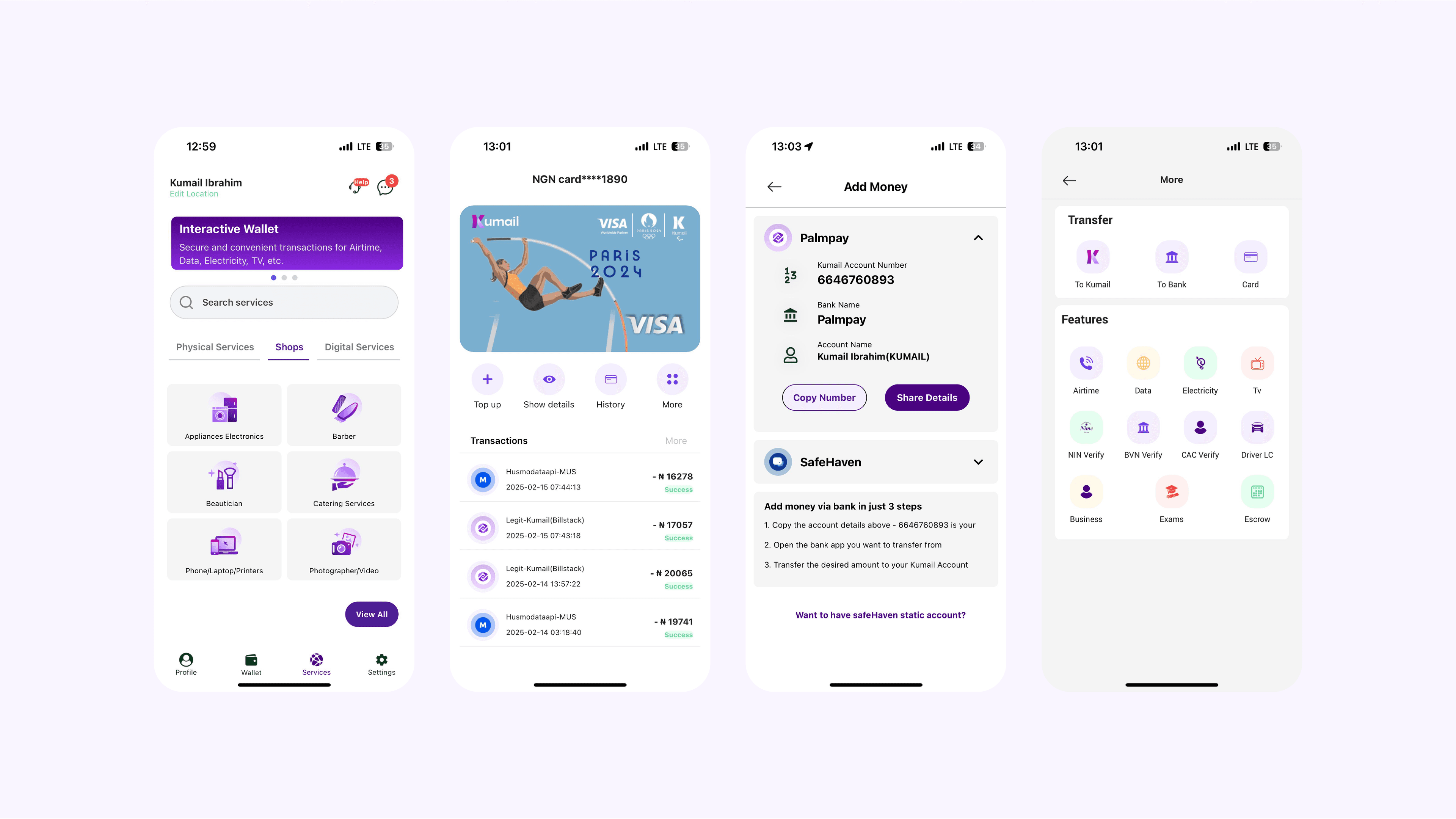 App interface